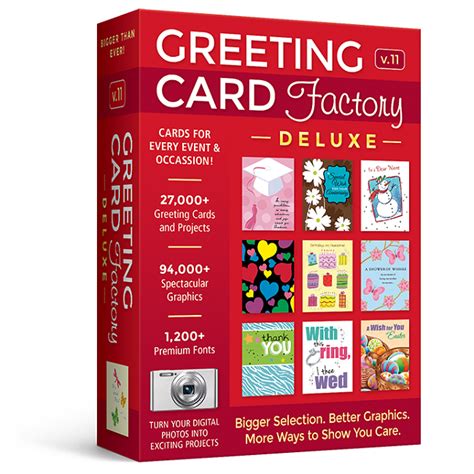 Greeting Card Factory Deluxe 11 Upgrade | Greeting Card Software | Nova ...