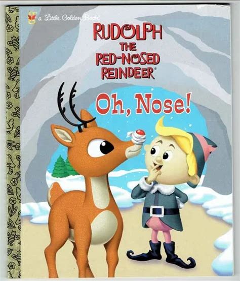 2001 A LITTLE Golden Book Rudolph the Red-Nosed Reindeer Oh, Nose! $4. ...