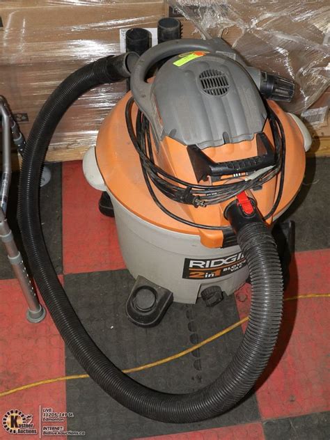 RIDGID 2 IN 1 BLOWER VAC, 16 GALLON, 6.5HP - Kastner Auctions