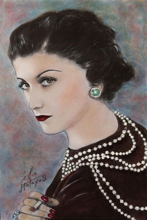 Coco Chanel makeup drawing by SofiaMetaxas | Chanel makeup, Makeup ...