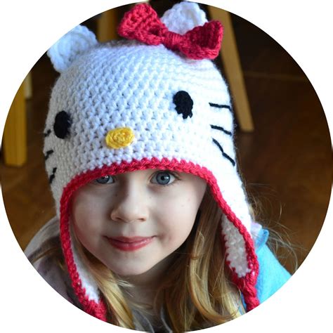 Crochet in Color: Hello Kitty Hat Pattern