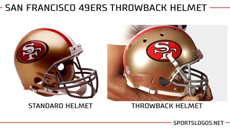 49ers throwback helmet | Chris Creamer's SportsLogos.Net News and Blog : New Logos and New ...