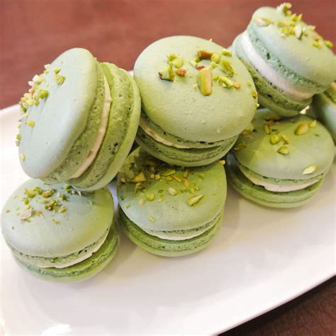 Ginger Rose: Pistachio Macarons