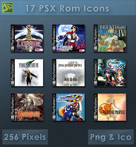 PSX Roms [Case Icons] by VoidSentinel on DeviantArt