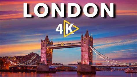 LONDON 🇬🇧 1 Hour Aerial Drone 4K UHD Relaxation Film | London city Drone view with Relaxing ...