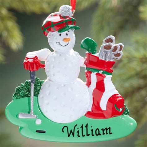 Golf Ball Golfer Personalized Christmas Ornament DO-IT-YOURSELF ...