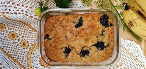 Vegan blueberry banana loaf with Stevia – Mildly Indian