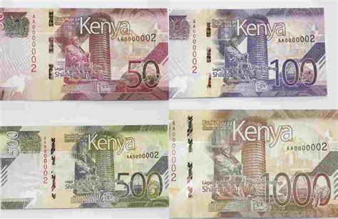 Photos of New Generation Kenyan Currency Notes Ksh 50 to 1000