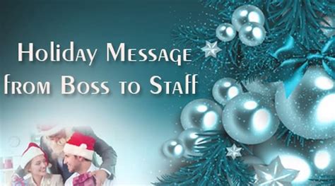 Happy Holidays Messages To Boss