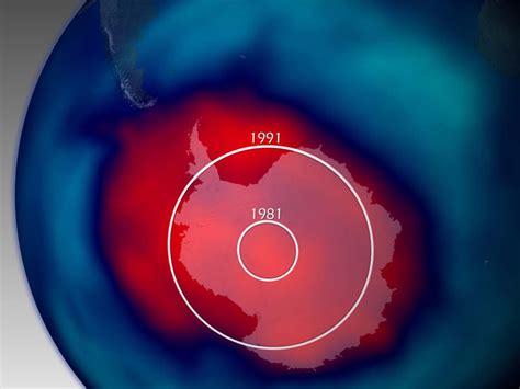 Antarctic ozone hole now as big as North America - CBS News