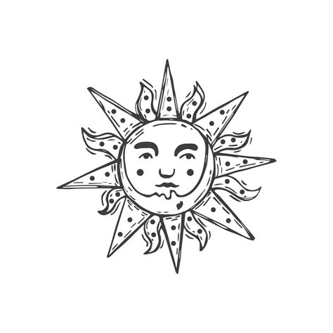 Eclipse vector sketch. Sun and moon illustration. 5375957 Vector Art at Vecteezy