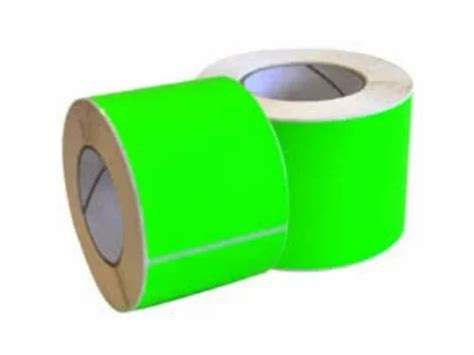 Paper / Polyester Neon Color Label, For Industrial, Packaging Type: Roll at best price in Mumbai