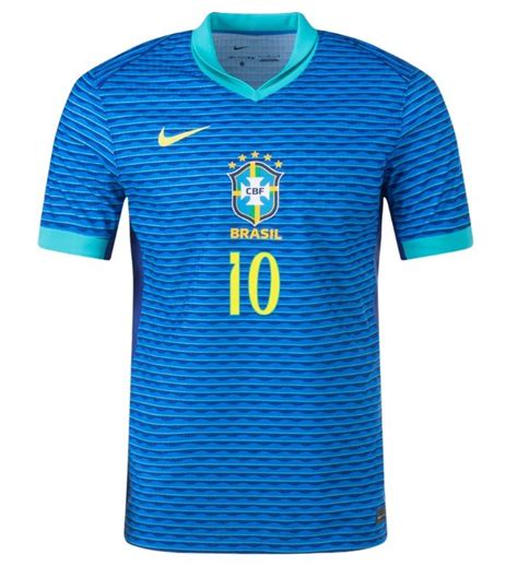 Neymar Jr. Brazil 24/25 Authentic Away Jersey - SoccerArmor