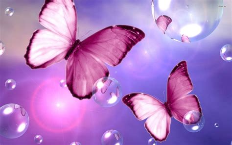Free Wallpaper Pink Butterflies at justinhperez blog