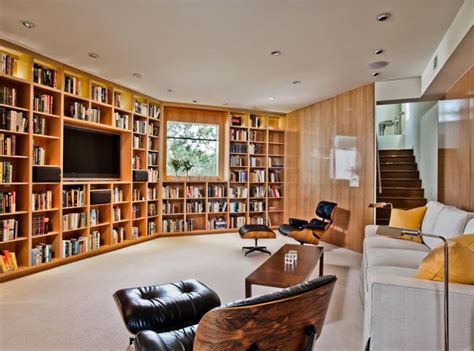 22 Interesting Ways to Add Bookshelves in the Living Room | Home Design Lover | Bookshelves in ...