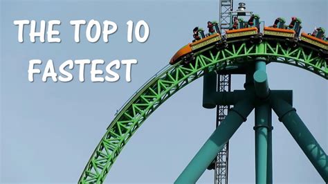 TOP 10 FASTEST ROLLER COASTERS IN THE WORLD | 2020 - YouTube