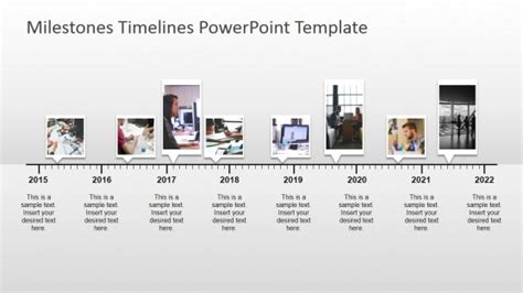 Milestones Timeline PowerPoint Template - SlideModel