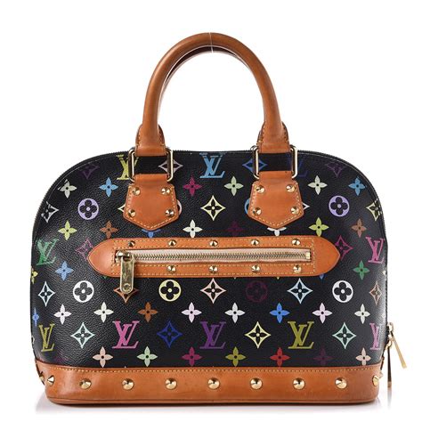 LOUIS VUITTON Monogram Multicolor Alma Black 286748