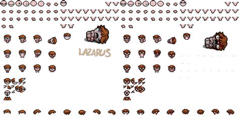 PC / Computer - The Binding of Isaac: Rebirth - Tainted Lazarus - The Spriters Resource