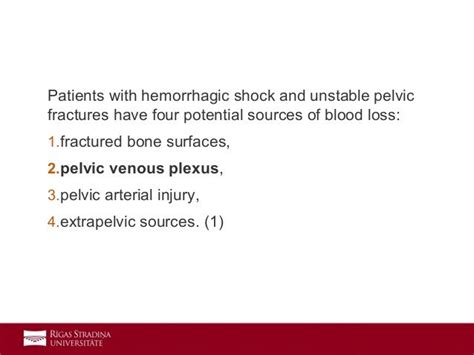 Presacral venous plexus bleeding in patients with pelvic fractures