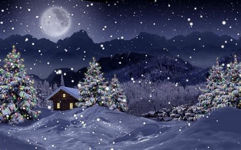 Christmas Landscape Wallpapers - Wallpaper Cave