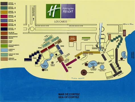 Resort Map | Holiday Inn Resort Los Cabos | Los Cabos, Mexico