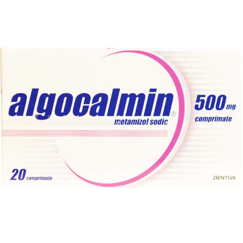 Algocalmin 500mg, 20 comprimate - Catena - Preturi mici!