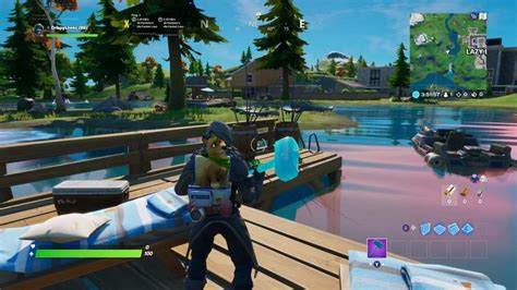 Fortnite: Flopper Pond, Lake Canoe, Lazy Lake Locations (Cameo vs Chic)