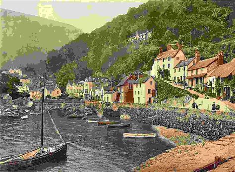 Lynmouth Harbor, Lynton and Lynmouth | Leaf river, Family images, Grand ...