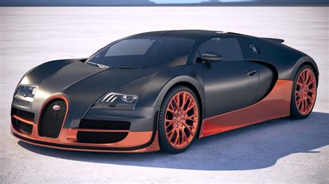 Bugatti Veyron Super Sport 2012-2016 VRAY 3D model