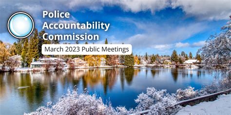 PAC - March 2023 Public Meetings | Portland.gov