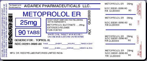 Metoprolol Succinate Information, Side Effects, Warnings and Recalls