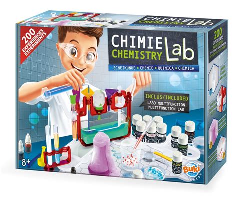 Chemistry Set with Experiments (Age 8+) - Robbie Toys