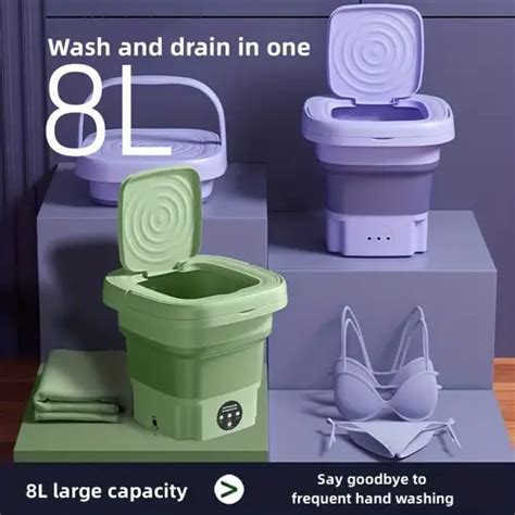 Compact Portable Washing Machine Perfect Home Business - Temu
