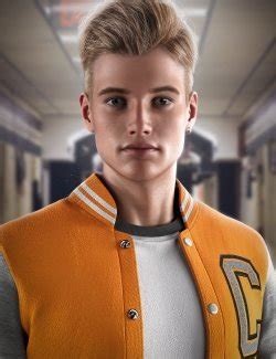 Bomber Jacket and Cap for Genesis 8 and 8.1 Males » DAZ 3D - Poser free ...