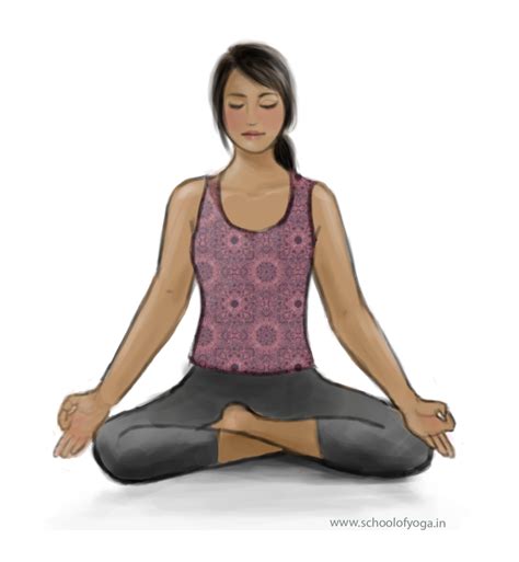 Siddhasana – Enlightened pose – School of Yoga