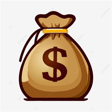 Money Bag Vector, Money Bag, Dollar Bag, $ Bag PNG and Vector with Transparent Background for ...