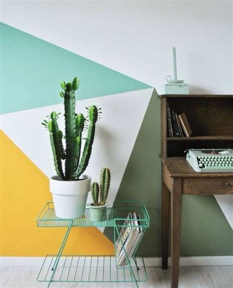 Paint triangles. | Interior, Decor, House interior