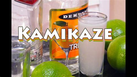 Kamikaze Shot Recipe - TheFNDC.com - YouTube