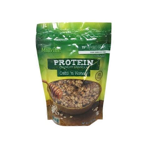 Millville Oats & Honey Protein Crunchy Granola (11 oz) from ALDI ...