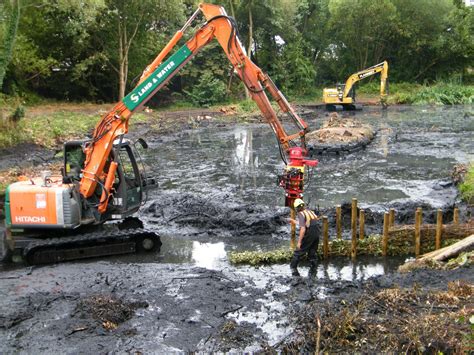 Brickfields Park August 2018 during the pond dredging works