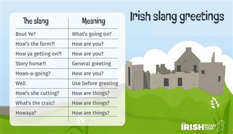 117 Irish Slang Words and Phrases (With Examples)