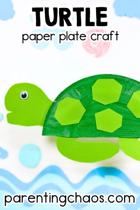 Turtle Paper Plate Craft for Kids ⋆ Parenting Chaos