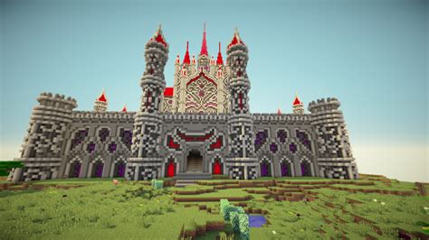 Building Survival Base - Castle Minecraft Map