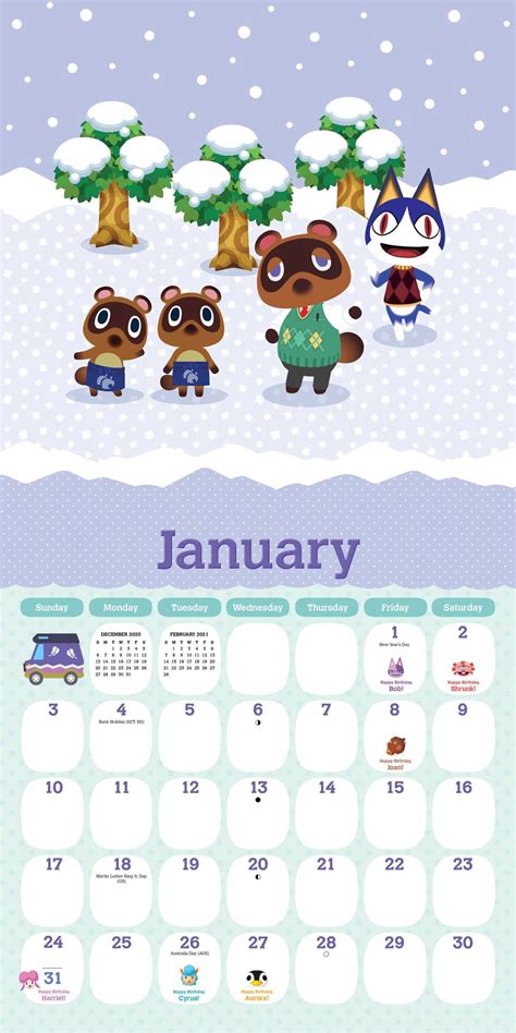 Animal Crossing Events 2024 Calendar - Irma Sibley