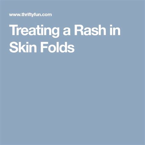 Fungal Rash Skin Folds