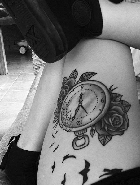 Time flies | Compass tattoo, Tattoos, Time flies