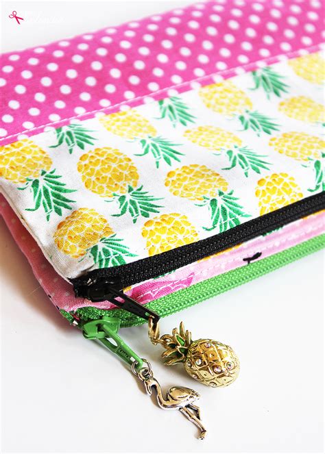 Zipper Pencil Pouch DIY Sewing Tutorial by Positively Splendid