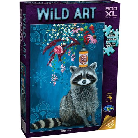 HOLDSON 500 PIECE WILD ART TRASH PANDA - Games World