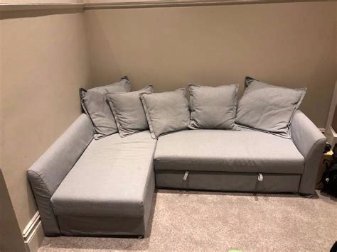 Ikea Holmsund corner sofa bed, Nordvalla medium grey | in Leamington ...